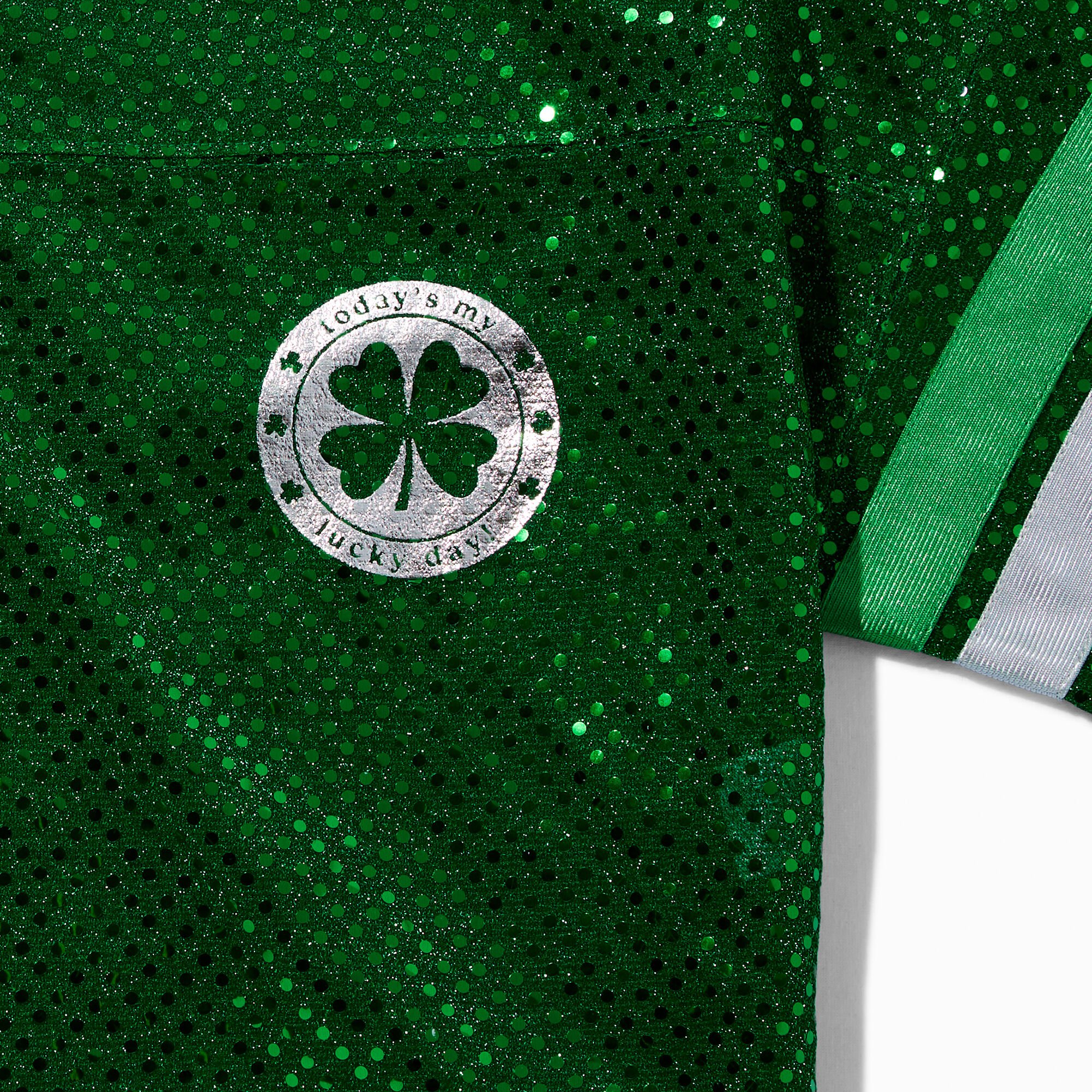 St. Patrick's Day "O'Lucky" Football-Style Jersey,