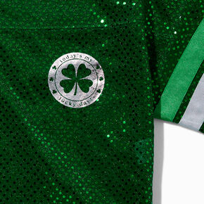 St. Patrick&#39;s Day &quot;O&#39;Lucky&quot; Football-Style Jersey,