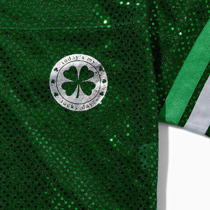 St. Patrick&#39;s Day &quot;O&#39;Lucky&quot; Football-Style Jersey,