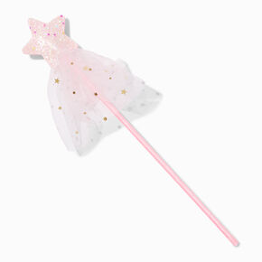 Claire&#39;s Club Pink Star &amp; Tulle Glow in the Dark Wand,