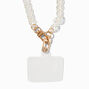Clear Holographic Chain Phone Wrist Strap ,