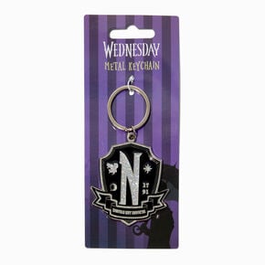 Wednesday&trade; Nevermore Academy Crest Keyring,