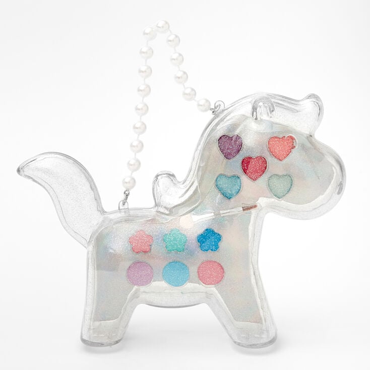 Claire's Mini palette compacte de maquillage sac à main licorne Claire's Club