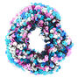Medium Blue &amp; Purple Reversible Sequin Hair Scrunchie,