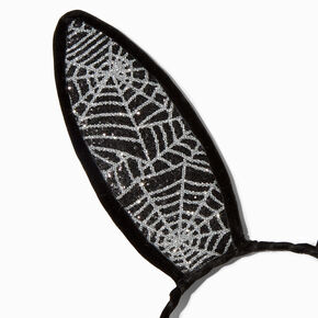 Spider Web Bunny Ears Headband,