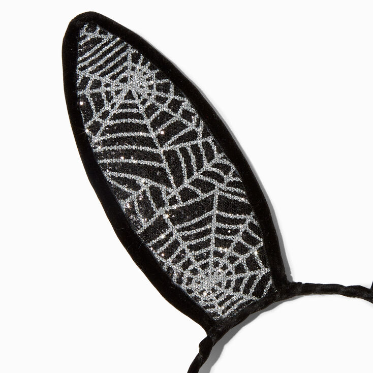 Spider Web Bunny Ears Headband,