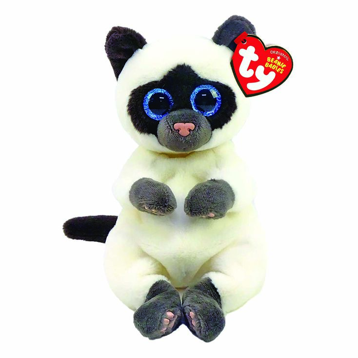 Ty&reg; Beanie Babies Miso the Cat Soft Toy,