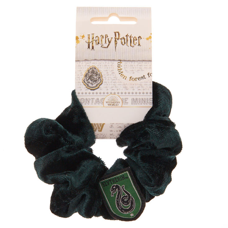 Chouchou en imitation velours Serpentard Harry Potter&trade; &ndash; Vert,