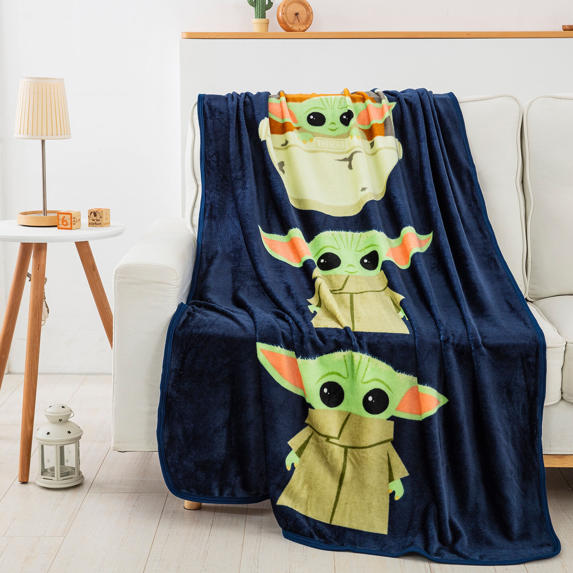 Mandalorian plush throw sale