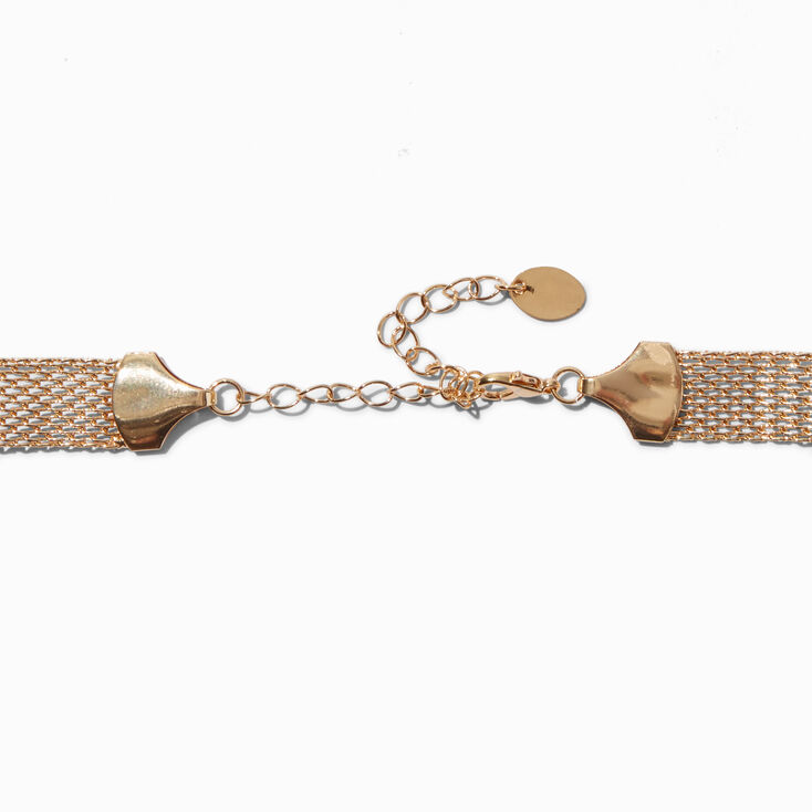 Coral Flower Fringe Choker Necklace,