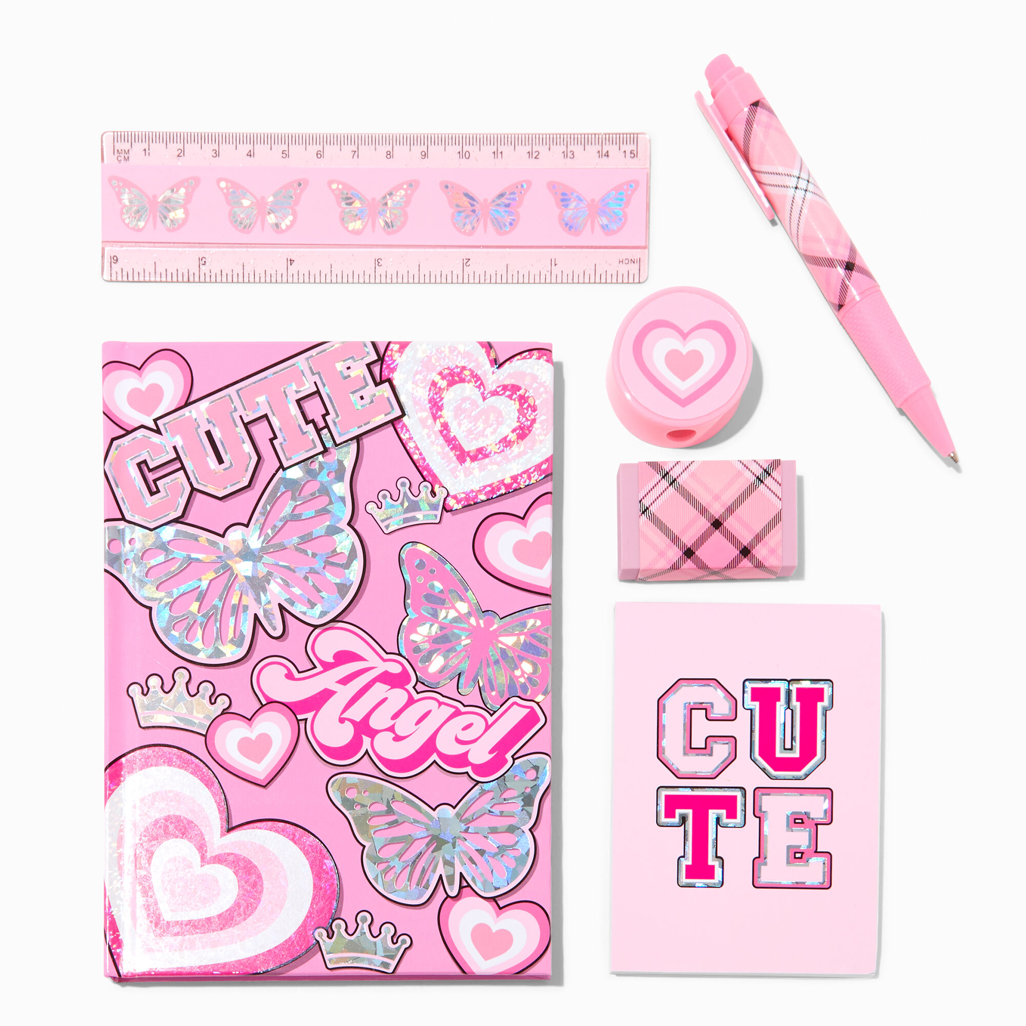 View Claires Y2K Princess Stationery Set information