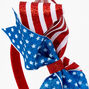 Patriotic American Flag Floppy Bow Headband,