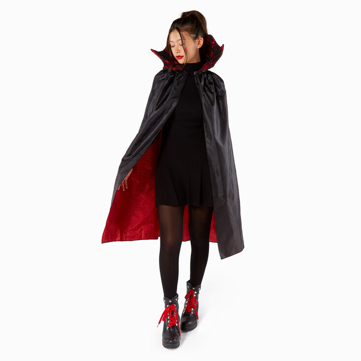 Black &amp; Red Vampire Cape,