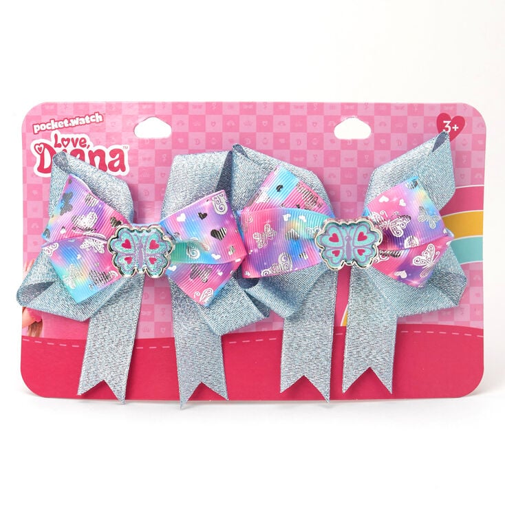 Love, Diana&trade; Pastel Butterfly Hair Bows &ndash; 2 Pack,
