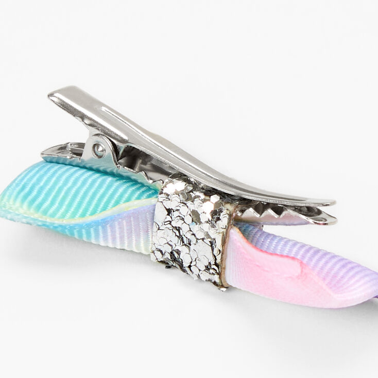 Claire&#39;s Club Tie-Dye Bow Hair Clips - 6 Pack,