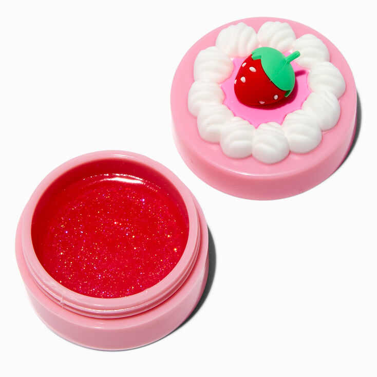 Pink Cake Stand Lip Gloss Pot,