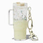 Ivory Water-Filled Tumbler Keychain,