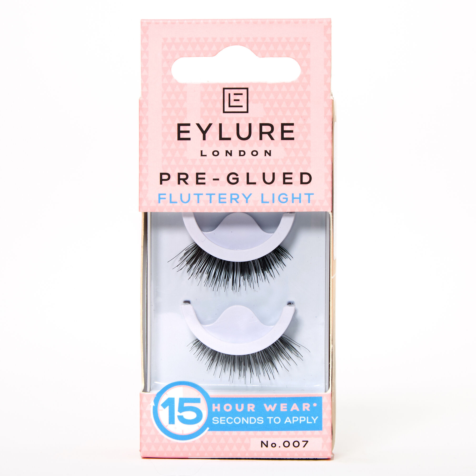 View Claires Eylure Fluttery Light No 007 PreGlued False Lashes information