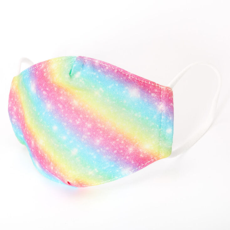 Cotton Rainbow Ombre Face Mask - Child Small,