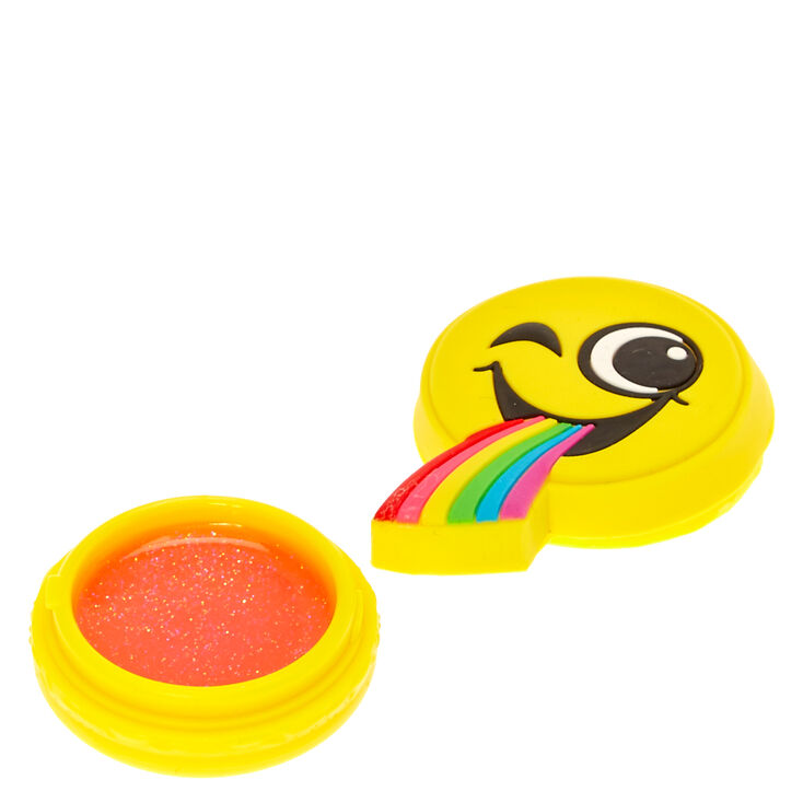 Rainbow Vomit Emoji Strawberry Flavored Lip Gloss,