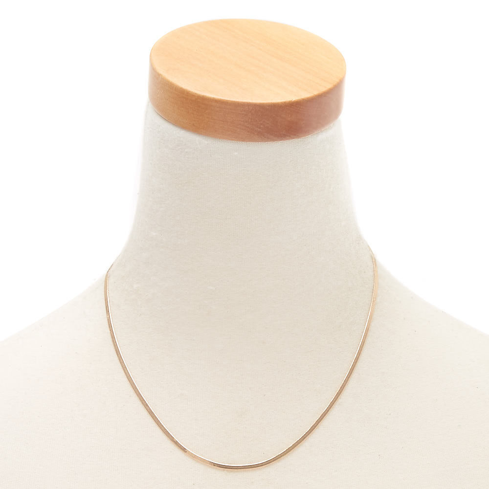 Gold Snake Chain Necklace,