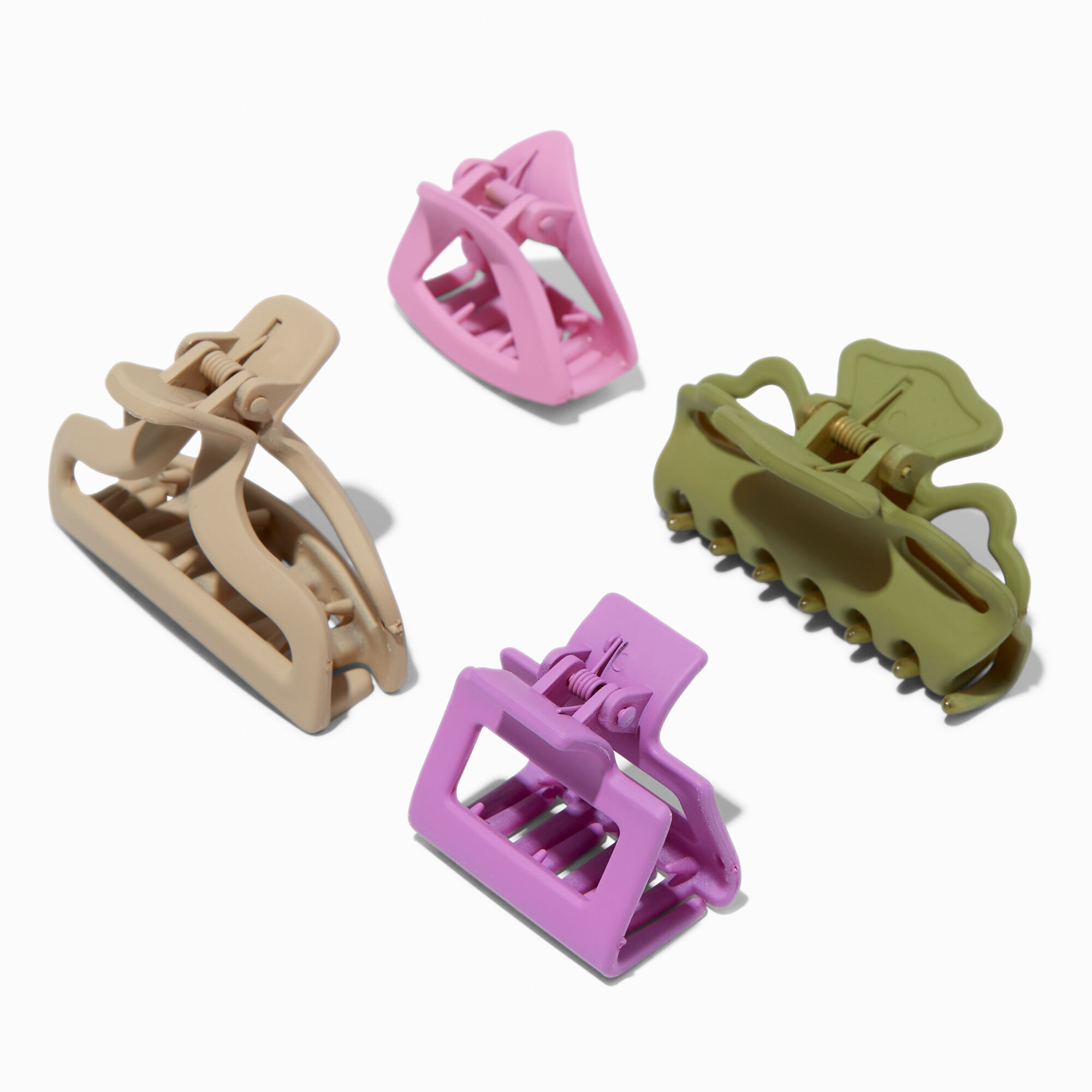 Claire's Pinces à cheveux vintage de couleurs variées (lot de 4)