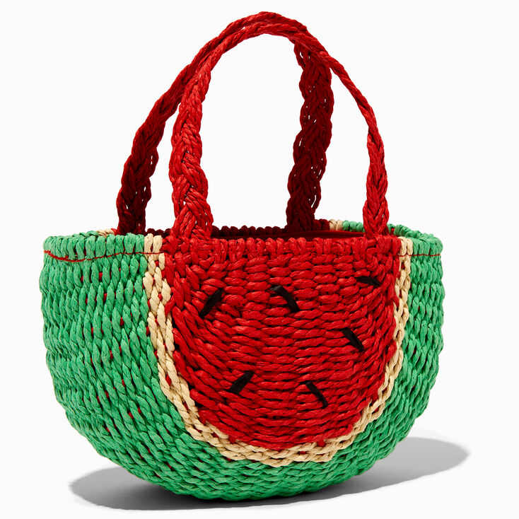 Watermelon Woven Crossbody Bag,