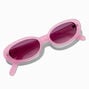 Lavender Oval Sunglasses,