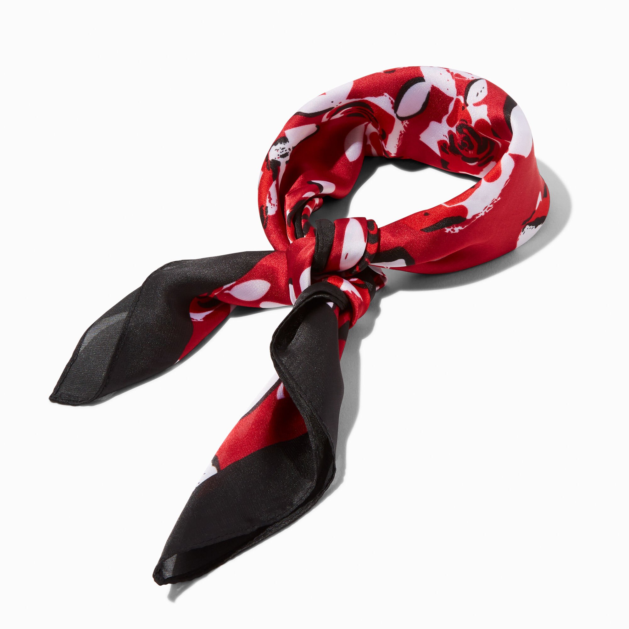 View Claires Silky Roses Headwrap Red information