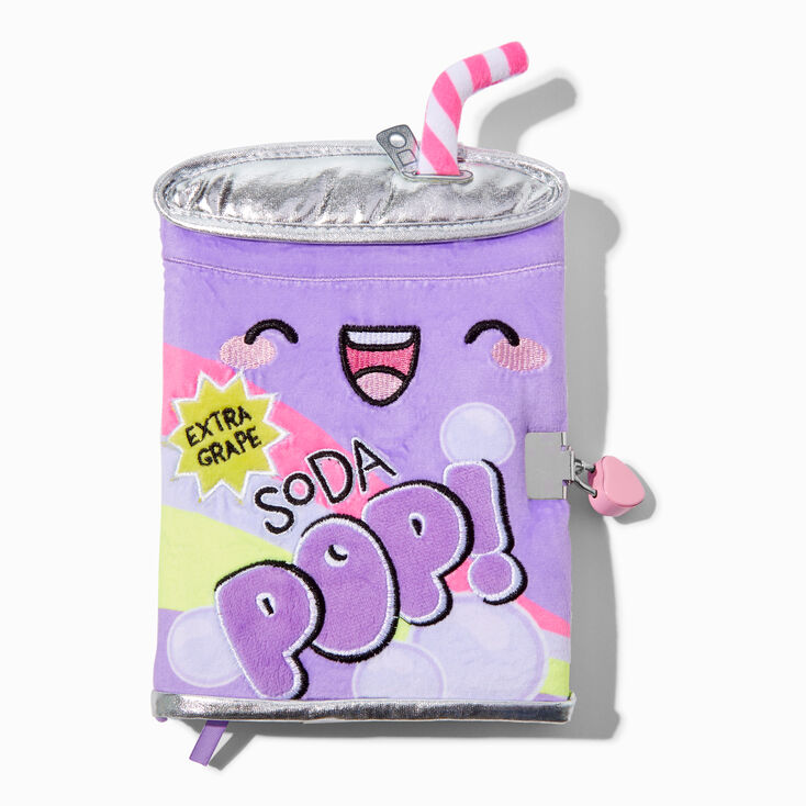 Grape Soda Pop Lock Diary,
