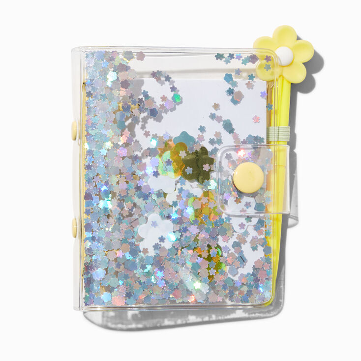 Daisy Shaker Clear Mini Journal Notebook,
