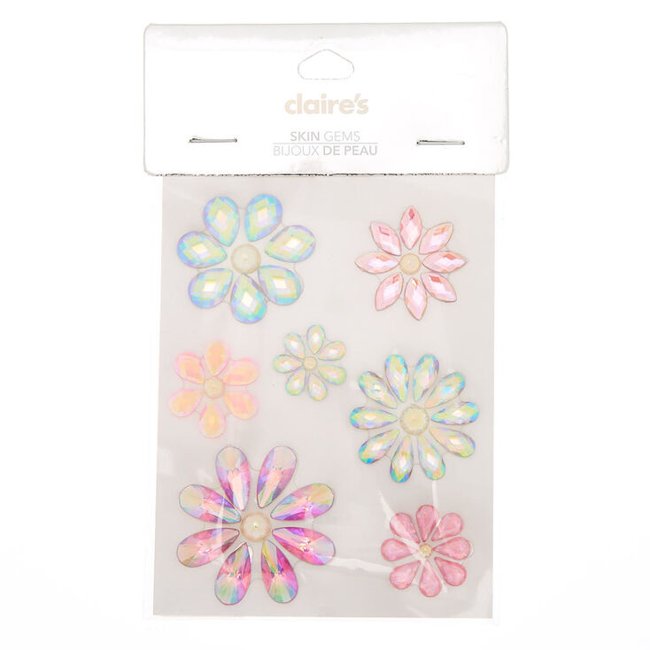 Iridescent Flower Skin Gems - Pink,