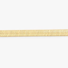 18kt Gold Plated Refined Snake Chain Bracelet,