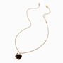 Mood Black Cat Head Pendant Necklace,