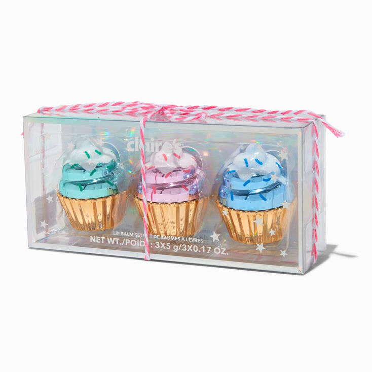 Chrome Cupcake Lip Balm Set - 3 Pack,