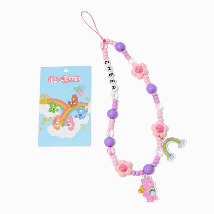 Care Bears&trade; Beaded &#39;&#39;Cheer&#39;&#39; Phone Wrist Strap,