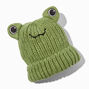 Green Frog Knit Beanie Hat,