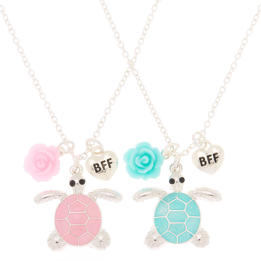 Best Friends Glitter Butterfly Necklaces - 2 Pack | Claire's