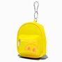 Yellow Happy Face Mini Backpack Keychain,