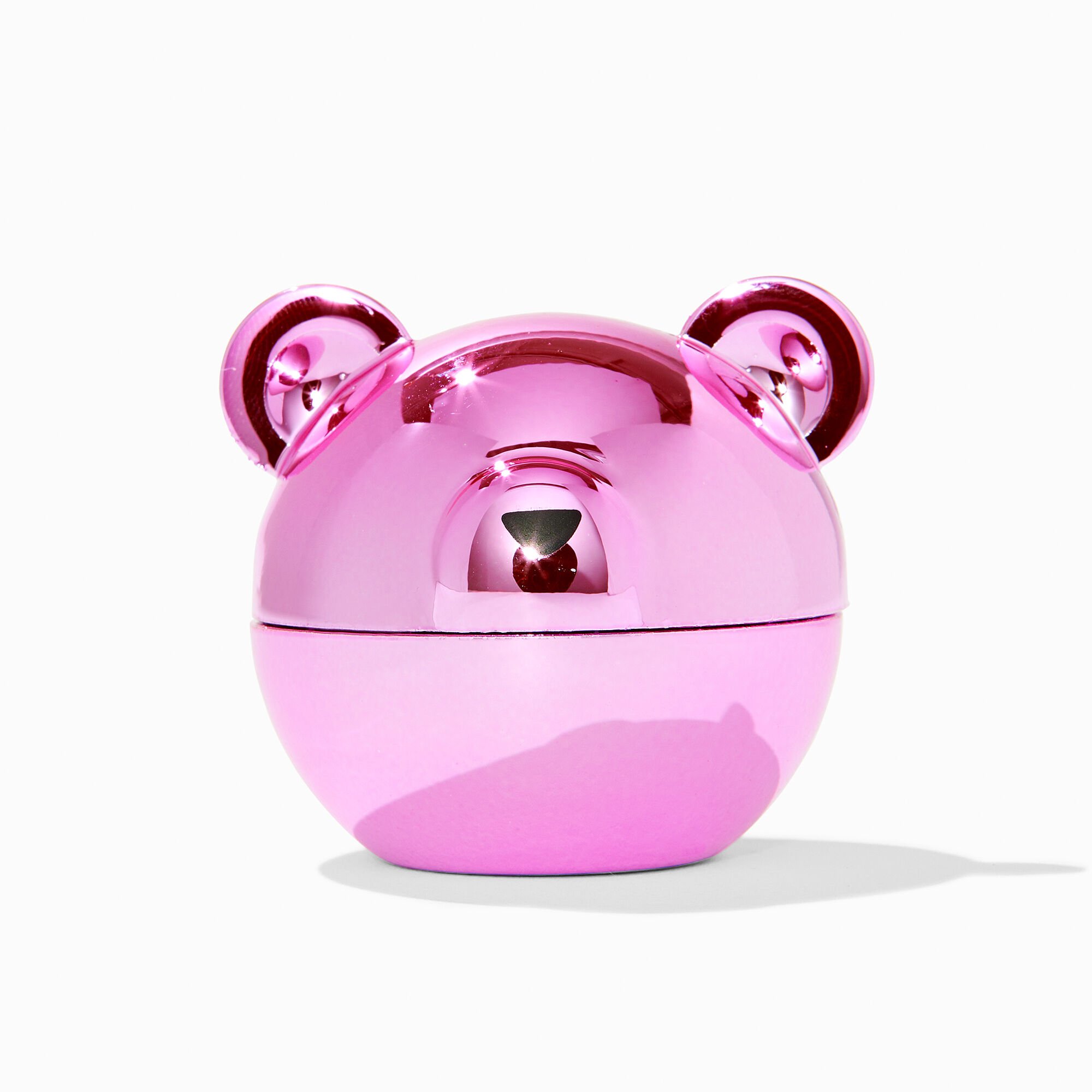 Pink Chrome Bear Lip Balm,