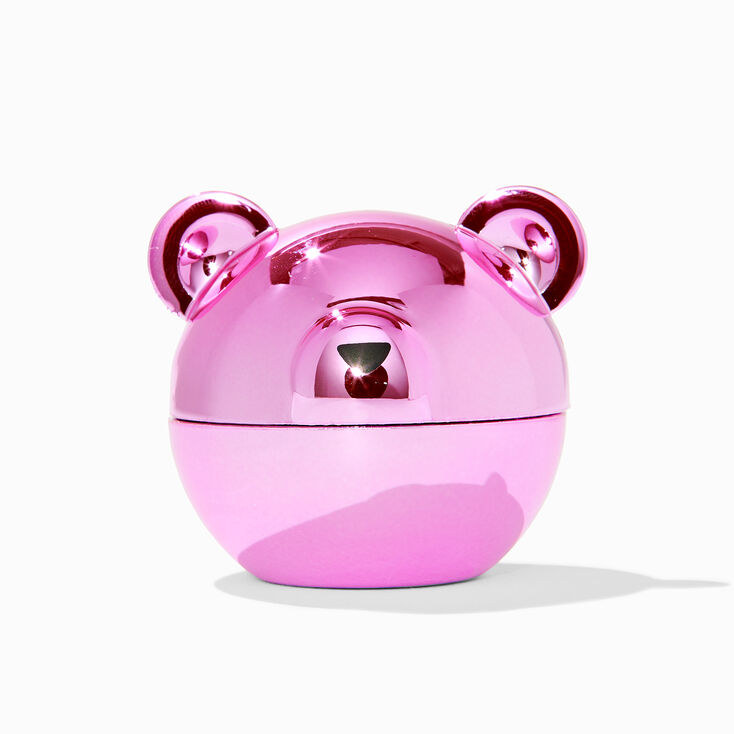 Pink Chrome Bear Lip Balm,
