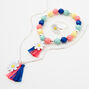 Claire&#39;s Club Coral &amp; Navy Daisy Tassel Jewelry Set - 3 Pack,