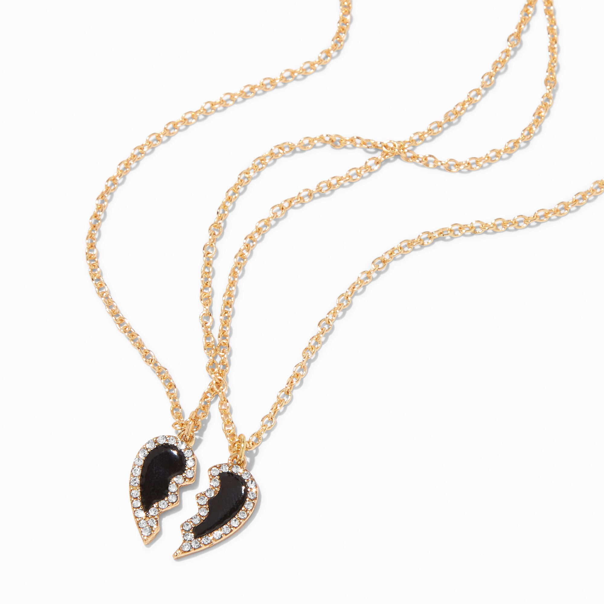 A broken heart necklace on sale