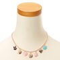 Rose Gold Not Ur Babe Charm Necklace,
