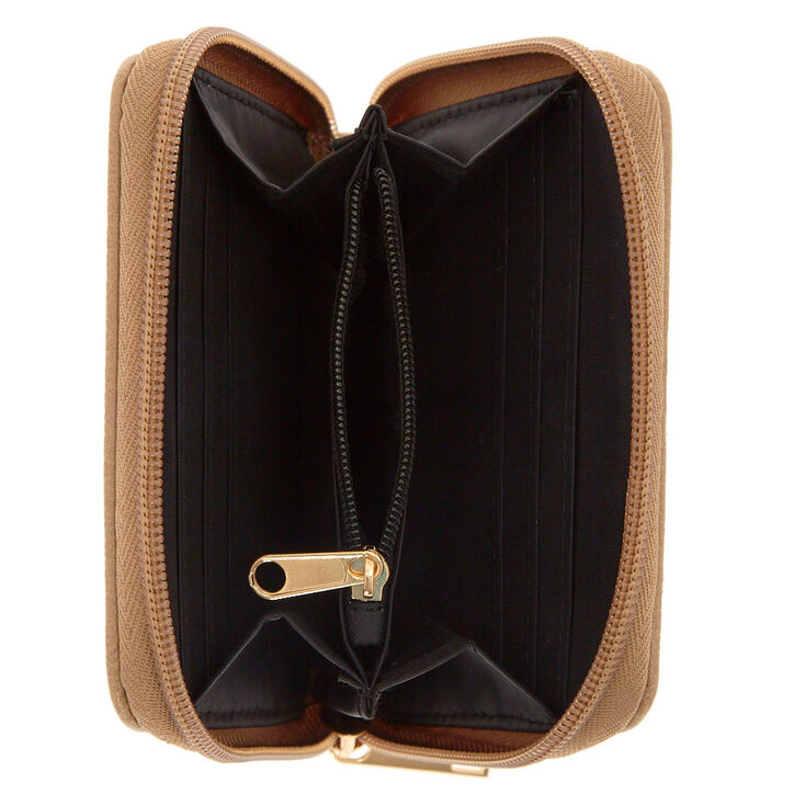 Brown Hello Compact Wallet,