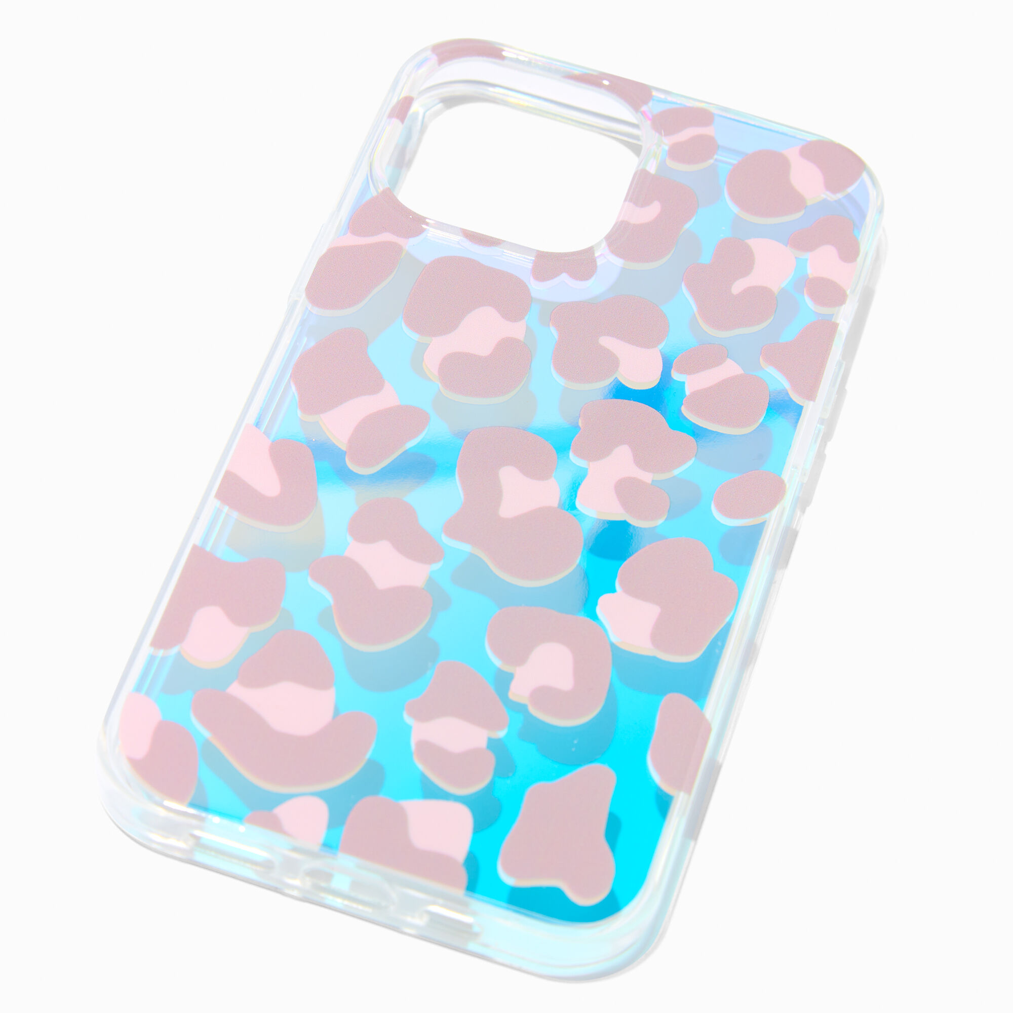 View Claires Clear Cheetah Protective Phone Case Fits Iphone 13 Pro Max information