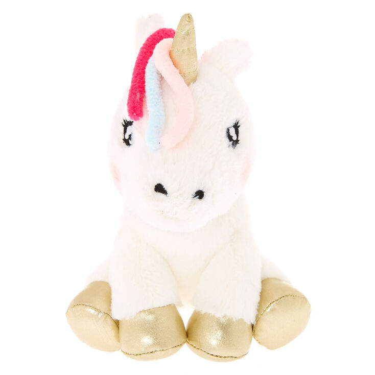 Claire S Club Small Aurora The Unicorn Plush Toy Claire S Us