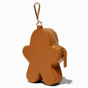 Glitter Gingerbread Cookie Coin Purse,