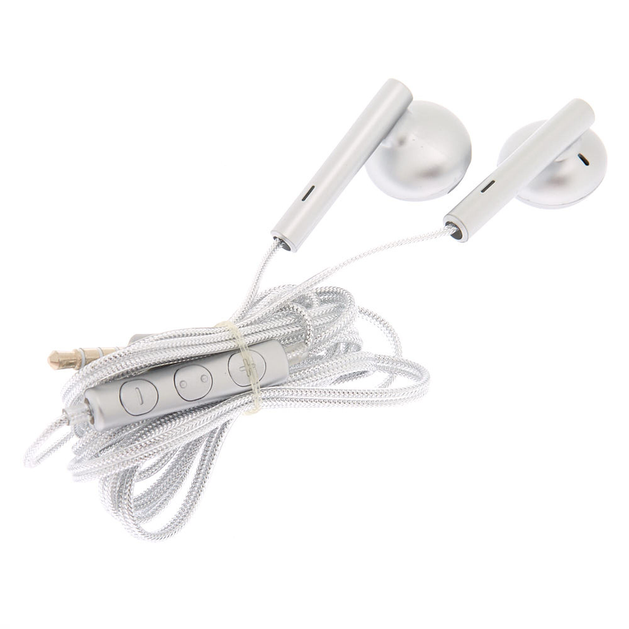 silver samsung earbuds