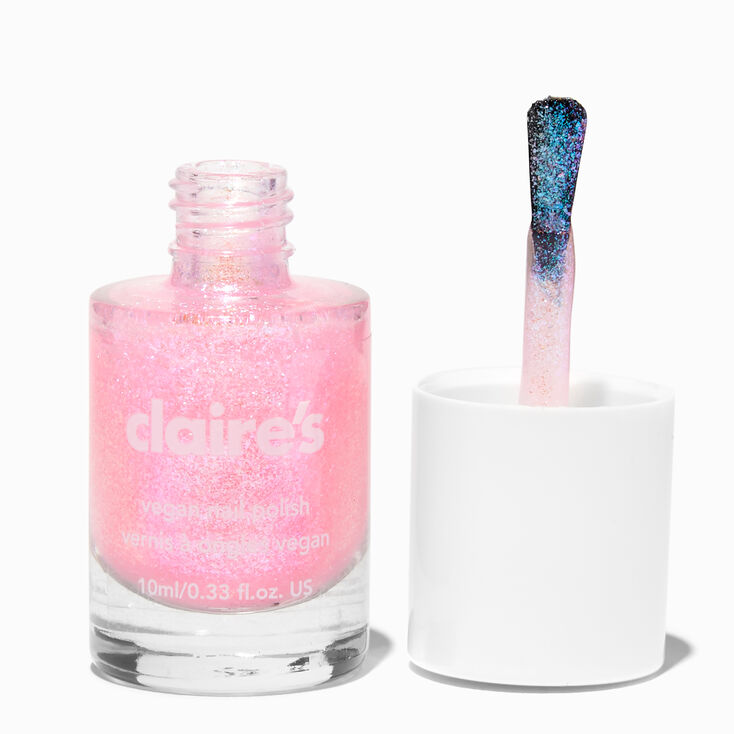 Vegan Glitter Nail Polish - Pageant Princess,